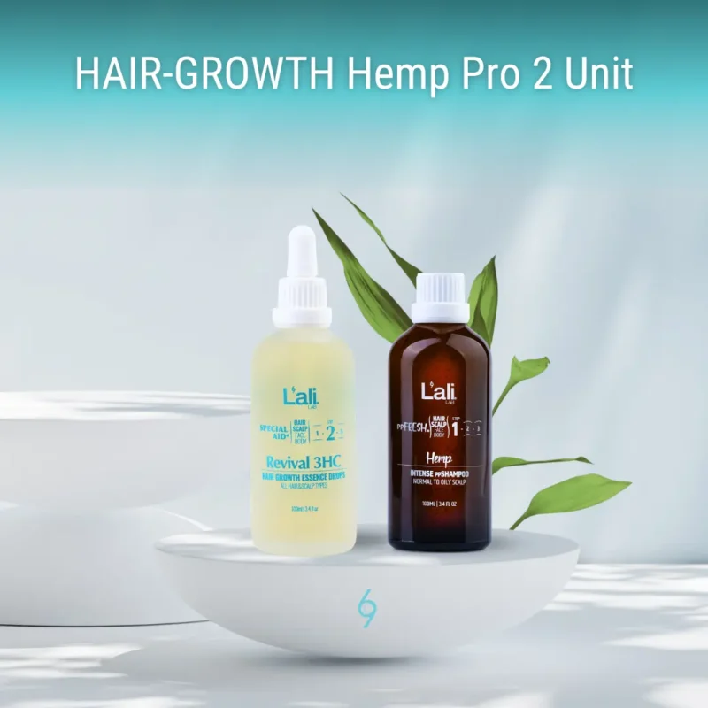 ТЕРАПИЯ ЗА РАСТЕЖ НА КОСАТА | Hemp HairGrowth 2 Unit Kit