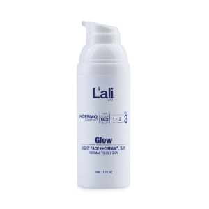 Glow – натурален лек дневен крем за лице. Хидратира, защитава и повишава сияйността на нормална до мазна кожа, включително чувствителна. Подходящ за ежедневна употреба.