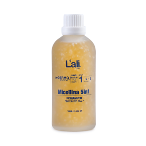 Micellina 5in1, 100мл – натурален безсулфатен шампоан за суха коса и дехидратиран скалп, включително чувствителен. Почиства, хидратира, подхранва и възстановява. Използвай ежедневно.
