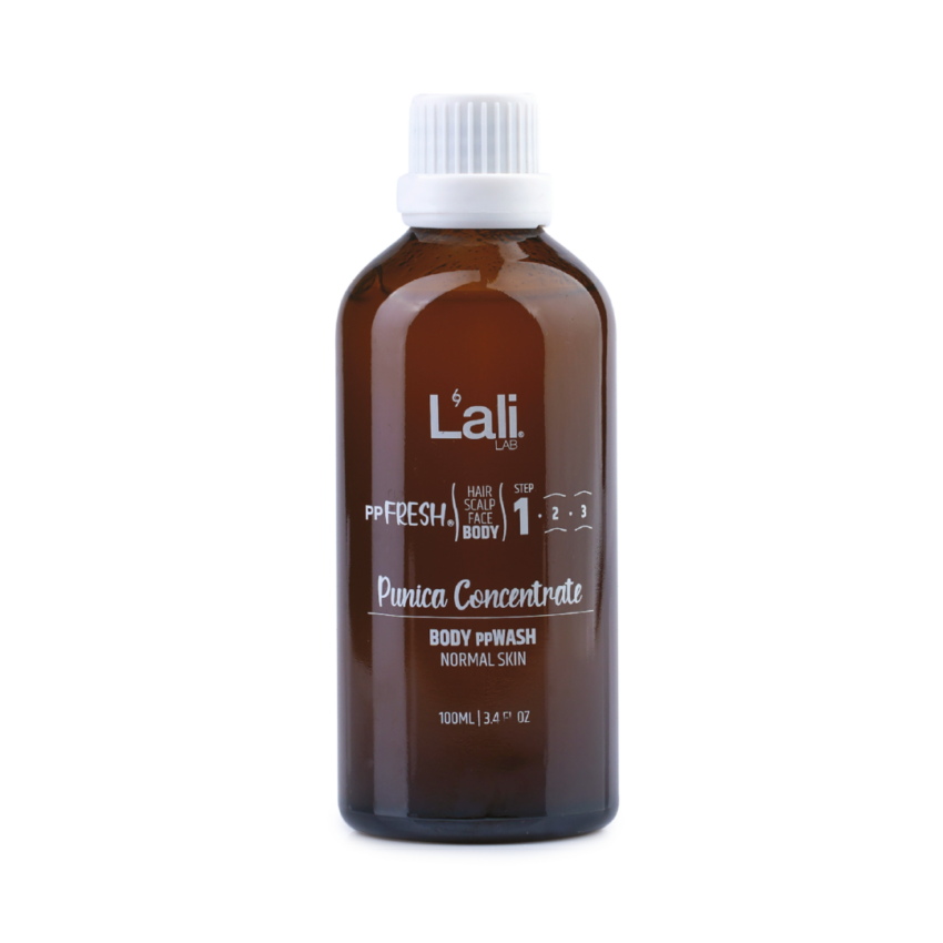 Punica Concentrate, 100мл – натурален концентриран мицеларен душ-гел. Дълбоко почиства, детоксикира и балансира микробиома. Подходящ за нормална кожа и ежедневна употреба.