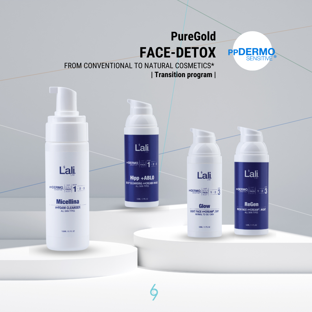 Детокс комплект за лице PureGold FACE-DETOX от L'ali Lab