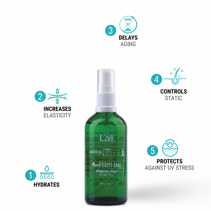 HYDRATING HAIR ppMIST | AloeFERM Vitis | 100ml - Image 3