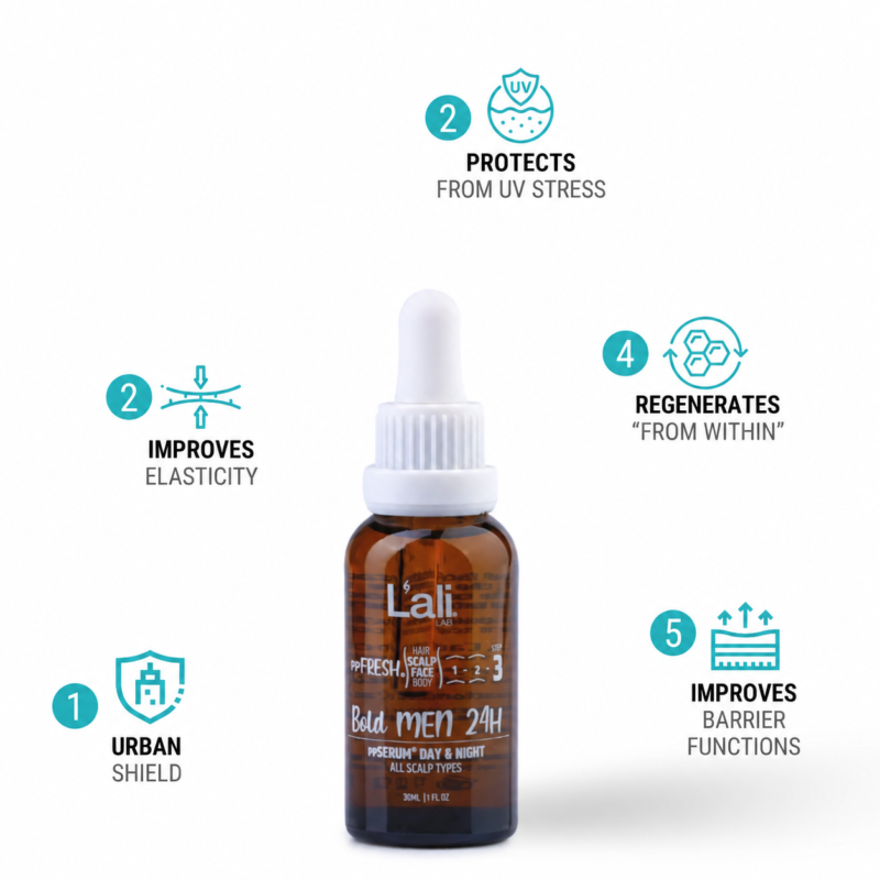 SERUM FOR MEN, DAY & NIGHT | Bold MEN 24H | 30ml - Image 3