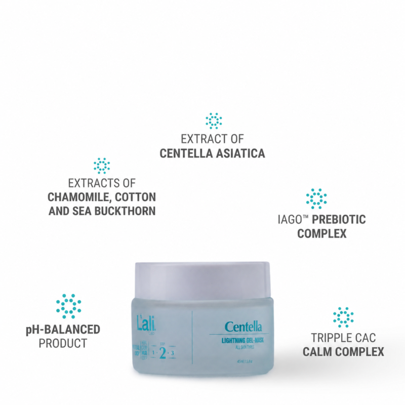 BRIGHTENING GEL FACE MASK | Centella | 45ml - Image 5