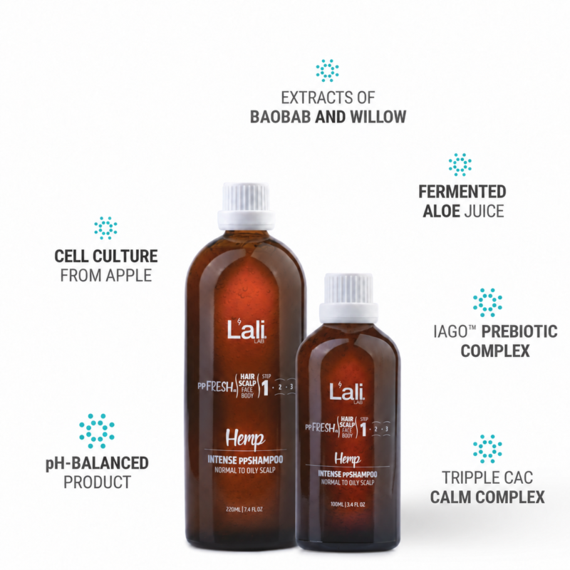 INTENSE MICELLAR ppSHAMPOO | Hemp | 100ml | 220ml - Image 5