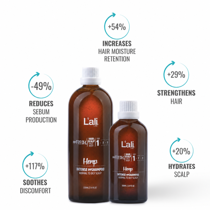 INTENSE MICELLAR ppSHAMPOO | Hemp | 100ml | 220ml - Image 4