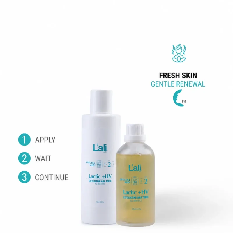EXFOLIATING AHA TONER | Lactic +HV | 100ml | 200ml - Image 6