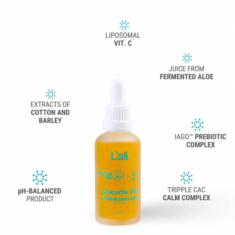ANTIOXIDANT ESSENCE FACE DROPS | L-Ascorbic HV | 50ml - Image 5