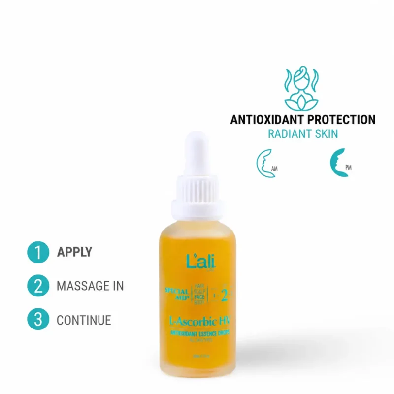 ANTIOXIDANT ESSENCE FACE DROPS | L-Ascorbic HV | 50ml - Image 6