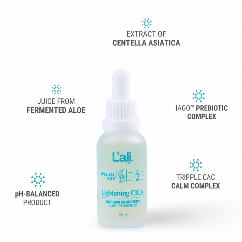 LIGHTENING ESSENCE FACE DROPS | Lightening CICA | 30ml - Image 5