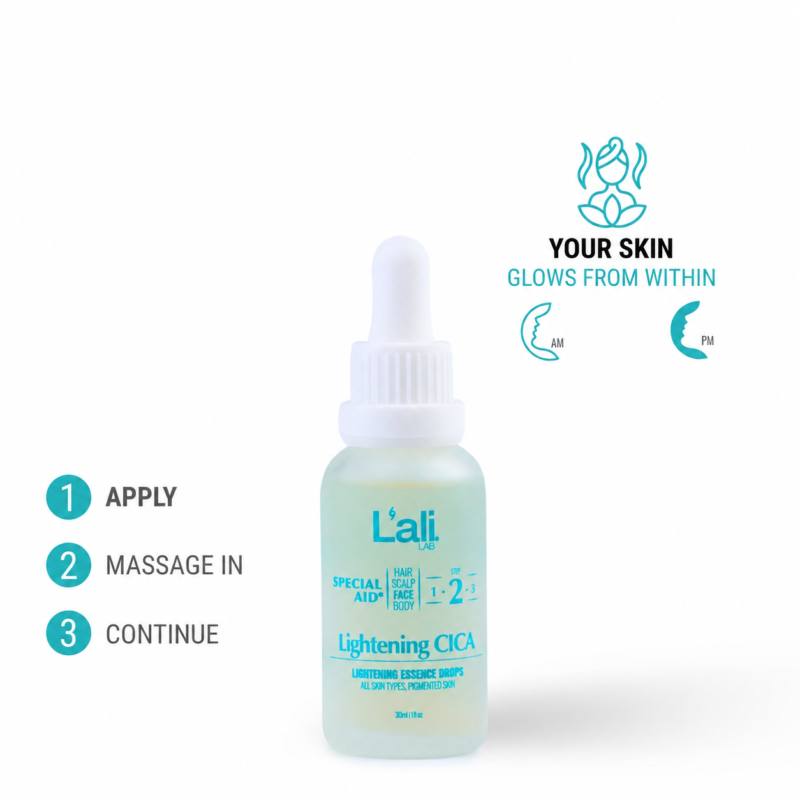 LIGHTENING ESSENCE FACE DROPS | Lightening CICA | 30ml - Image 6