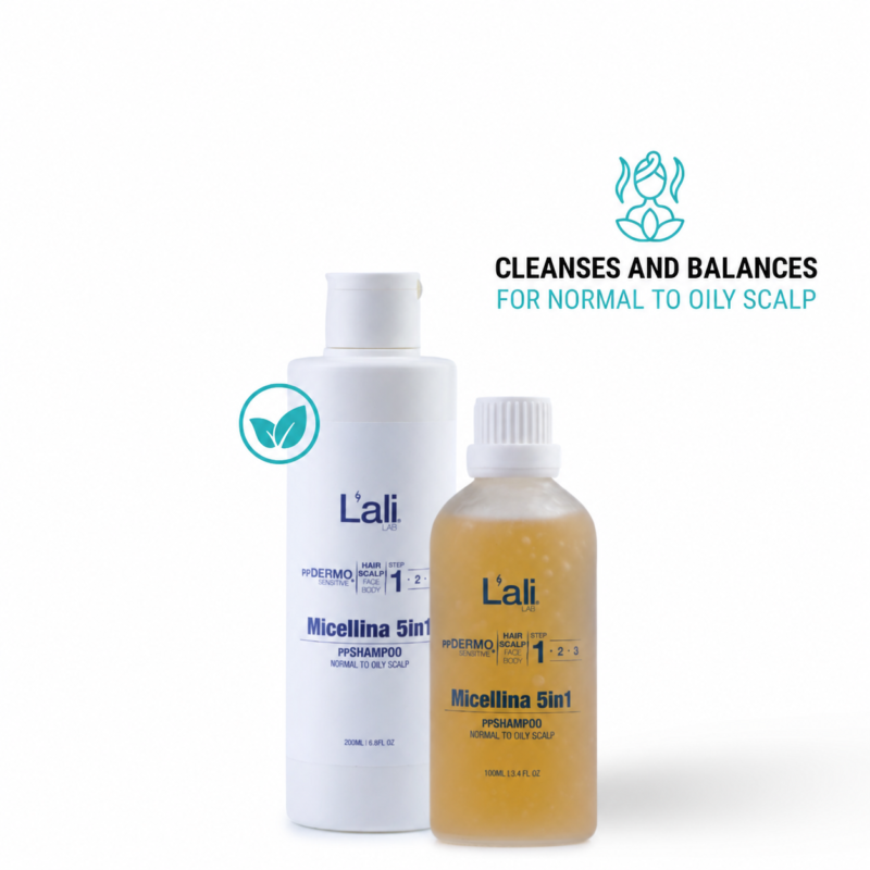 ppSHAMPOO 5in1 FOR OILY TO NORMAL HAIR | Micellina​ | 100ml | 200ml - Image 2
