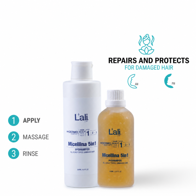 ppSHAMPOO 5in1 FOR DAMAGED HAIR | Micellina | 100ml | 200ml - Image 6