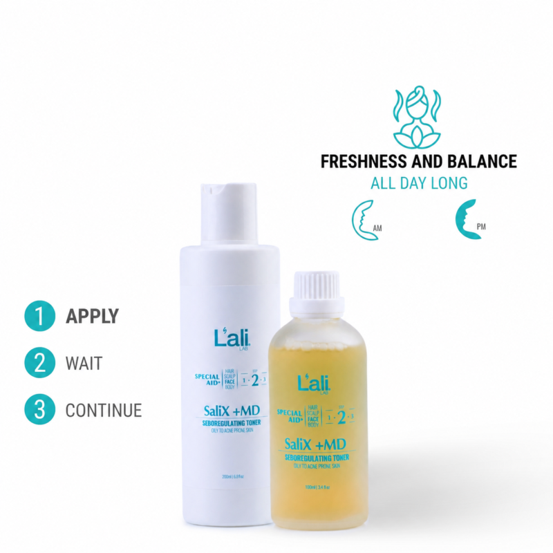 SEBOREGULATING FACE TONER | SaliX +MD | 100ml | 200ml - Image 6