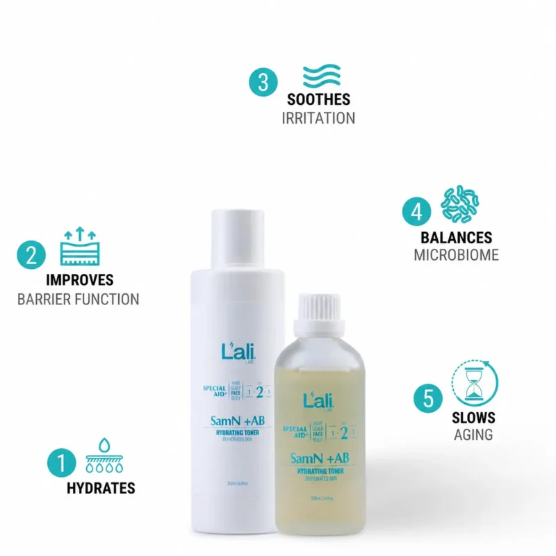 HYDRATION FACE TONER | SamN +AB | 100ml | 200ml - Image 3