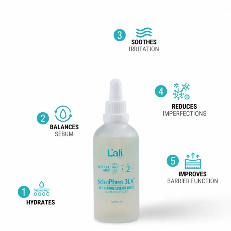 ANTI-DANDRUFF ESSENCE DROPS FOR HAIR AND SCALP | SeboPhen 3DC | 100ml - Image 3