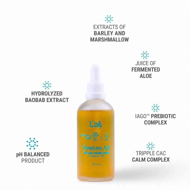 ANTI-AGEING ESSENCE DROPS FOR HAIR AND SCALP | TimeLess AD | 100ml - Image 5