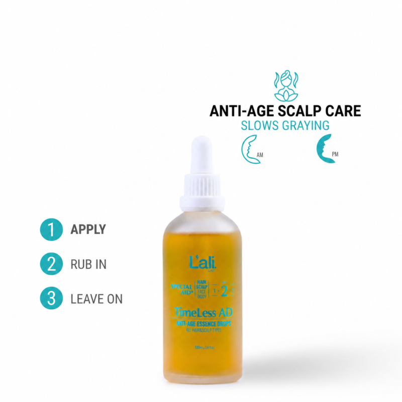ANTI-AGEING ESSENCE DROPS FOR HAIR AND SCALP | TimeLess AD | 100ml - Image 6