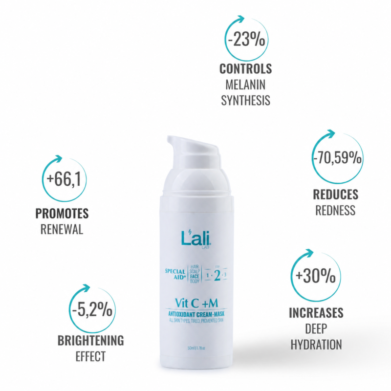 ANTIOXIDANT FACE CREAM-MASK | Vit C +M | 50ml - Image 4