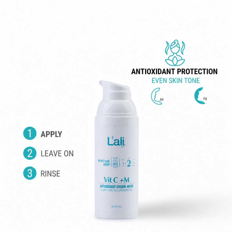 ANTIOXIDANT FACE CREAM-MASK | Vit C +M | 50ml - Image 6